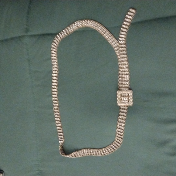 Silver Rhinestone Belt - Picture 4 of 4